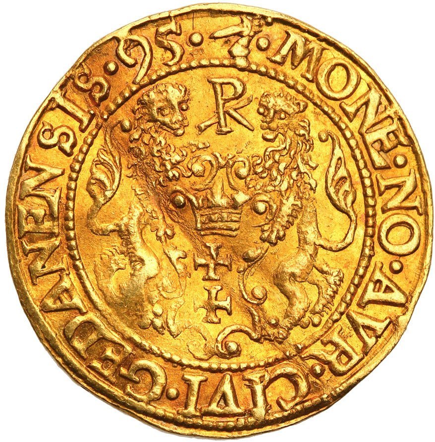 Zygmunt lll Waza. Dukat 1595, Gdańsk